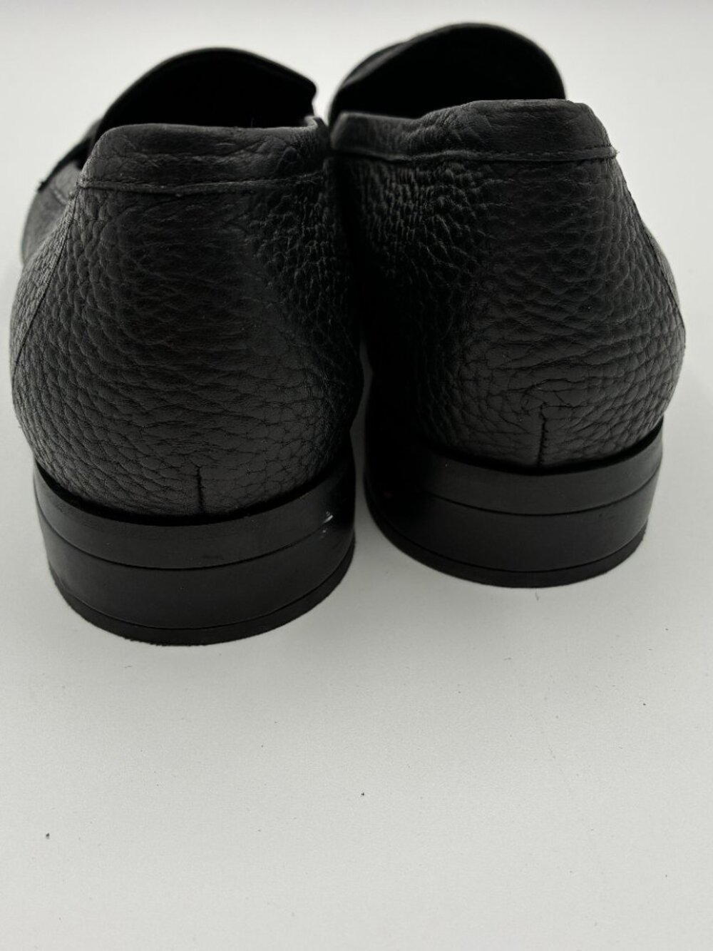 Vionic Shoes Black Pebbled Leather Sellah Loafers Slip On Flats - Picture 6 of 15